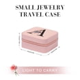 thumbnail image 4 of IEFSHINY Initial Travel Jewelry Box for Women Girls PU Leather Portable Waterproof Jewelry Box for Women Girls Jewelry Gifts, 4 of 7
