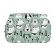 thumbnail image 2 of Sikiie Puppy Print Flip Double-layer Pencil Case, All-purpose Stationery Bag for Study and Office, Zipper Design, Unisex, 2 of 7