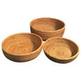 thumbnail image 1 of QualitChoice 3pcs Rattan Fruit Bowls Handwoven Storage Baskets Round Rattan Fruit Trays, 1 of 1