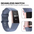 thumbnail image 3 of adepoy Compatible with Fitbit Charge 3 Bands for Women Men Large Small, Adjustable Replacement Wristbands for Fitbit Charge 3 and Fitbit Charge 3 SE, 3 Pack, 3 of 7