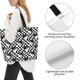 thumbnail image 3 of Easygdp Ying Yang Checkered Bolsas Tote para Mujer, Bolsos de Hombro para Viaje, Bolsos de Mano de Gran Capacidad para Compras y Trabajo, 3 of 8