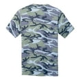 thumbnail image 6 of Yellow Rooster Male Core Cotton Tee Men T-Shirts Woodland Blue Camo 3XL, 6 of 6