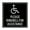 Black / Silver, variant on Square please ring bell for assistance Sign (Brushed Silver) Small