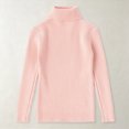 thumbnail image 2 of WXFAZCVU Boys Turtleneck Sweater Slim Long Sleeve Tops Versatile Comfortable Fall Clothes Size 3-4 Years, 2 of 4