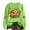 Z45-Green, variant on Halloween Sweatshirt For Women Floral Pumpkin Graphic Crew Neck Long Sleeve Fall Winter Top Loose Fit Casual Pullover Sweatshirts
