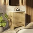 thumbnail image 2 of Lafarre 30 in W x 20 in D Rustic Acacia Bath Vanity and Cultured Marble Top, 2 of 9