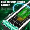 thumbnail image 2 of Super Bright Solar Street Lights, Upgraded 66000LM Ultra Bright Dusk to Dawn Motion Sensor Solar Lights with Remote Control, Security Wall Light Parking Lot Road Lamp for Garden Yard Patio, 2 of 6