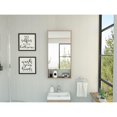 thumbnail image 2 of TUHOME Furniture Gray Modern Engineered Wood Medicine Cabinet with Open Shelf, Gray, 2 of 10