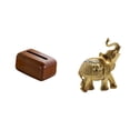 thumbnail image 1 of Organizador rectangular multifuncional para servilletas, con estatua de de resina. Escultura decorativa de animal para la cocina., 1 of 8