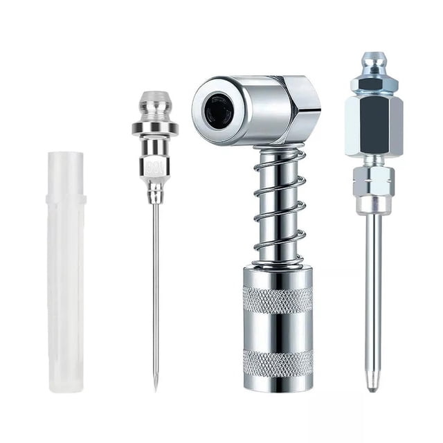 90 Degree Grease Nipple Grease Injector Needle 90 Degree Adapter Carbon Steel