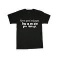 thumbnail image 1 of T-Shirts Graphiques pour Hommes T-shirt Drôle Disant Humour Vengeance tee top, 1 of 6