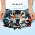 thumbnail image 3 of Yiaed Tie-Dye Wolf Head Print Boys' Boxer Briefs Cotton Casual Stretch Comfort Boys Boxers - Kids Boxer Briefs Underwear for Boys (6-18)-XX-Small, 3 of 5