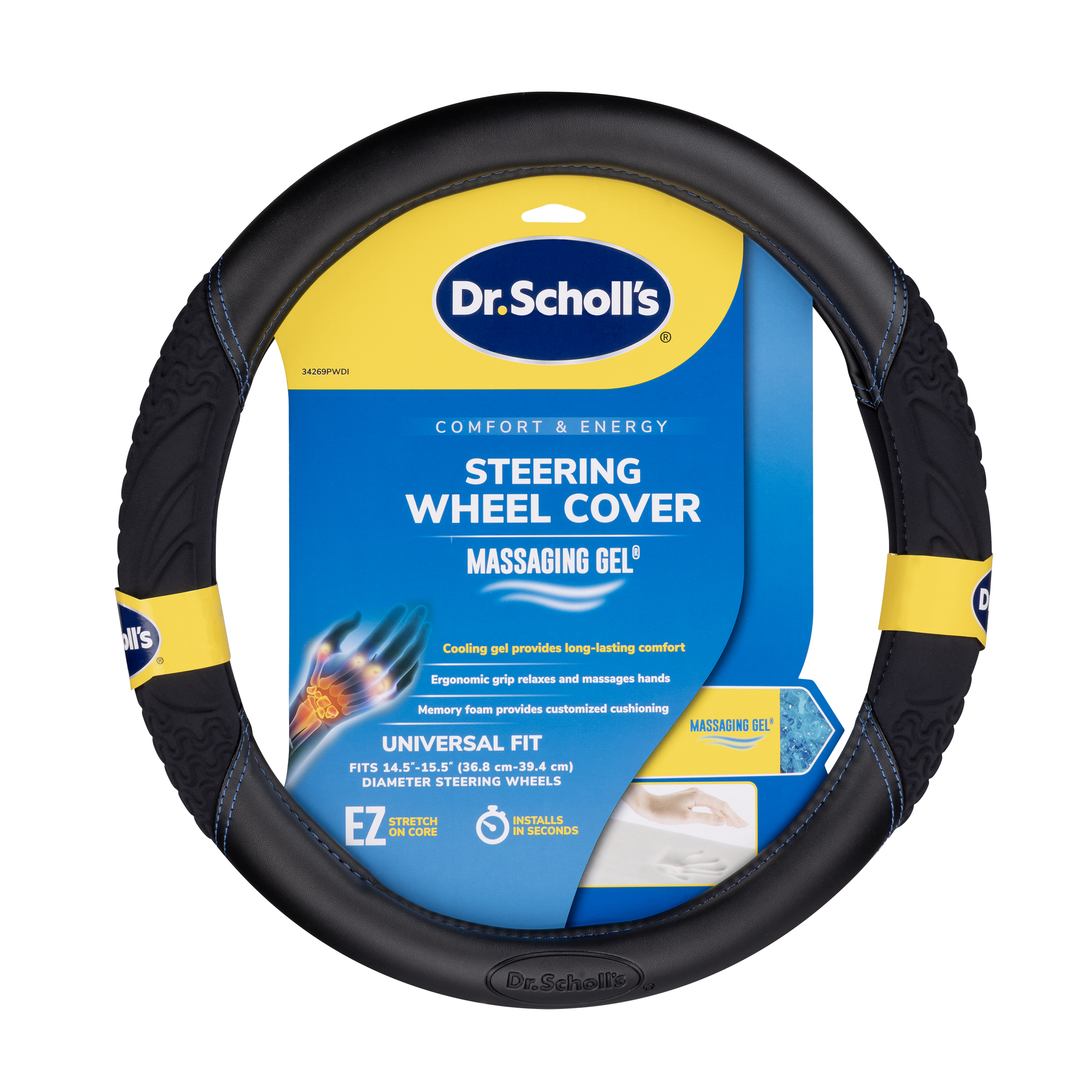 Dr. Scholl's Gel Memory Foam Steering Wheel Cover photo 2