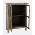 thumbnail image 4 of Jofran Rustic Shores 32" Coastal Distressed Acacia Two-Door Accent Cabinet, 4 of 10
