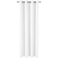thumbnail image 2 of ZMLEVE Room Darkening Blackout Window Curtains with Grommets - 52 x 63-Inch, White, 2 Panels, 2 of 6