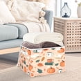 thumbnail image 3 of Yayeee Collapsible Cube Storage Bin with Lid Fabric Closet Decorative Basket with Handles, Pink Fall Coffee, 3 of 7