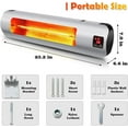 thumbnail image 5 of Flamemore Wall Mount Infrared Patio Heater, 5 of 8