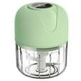 thumbnail image 1 of GOOHOCHY Picadora de ajo eléctrica, picadora de ajo para verduras, picadora portátil de puré de ajo, picadora pequeña, 1 of 8