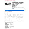 thumbnail image 2 of Front Brake Pad Set - Compatible with 1992 - 1995 Oldsmobile Achieva 1993 1994, 2 of 2