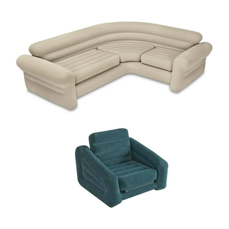 air mattress inflatable chair intex sectional pull sofa corner dialog displays option button additional opens zoom walmart