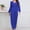 Blue, variant on Jumpsuits For Women Elegant Long Sleeve Wide Leg Pants One Piece Jumpsuits Baggy Overalls Crew Neck Going Out Rompers For Women 2026 L