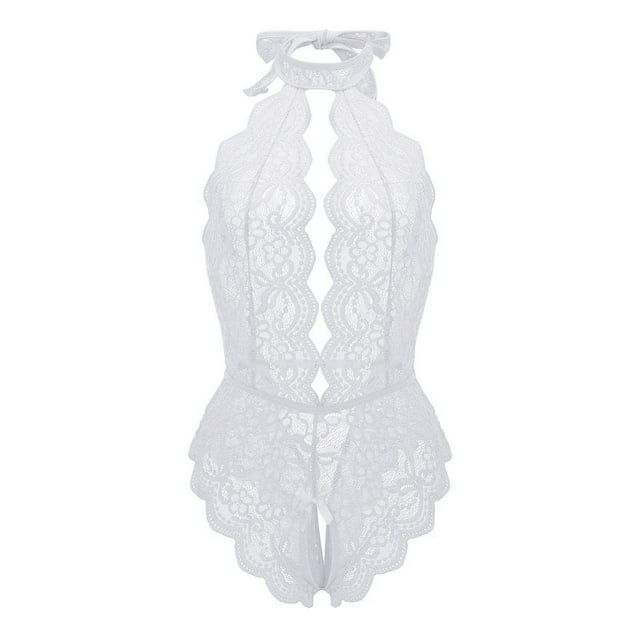 Lingerie Mode Femme Aguichant Jeu de Rôle Carreaux Rouges Dentelle sous-Vêtements Séduisants pour Elle
