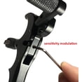 thumbnail image 3 of Tundralight 360°Rotation Thumb Bow Release, Aluminum Alloy 3 Finger Thumb Trigger Caliper Gripound Bow Release Aid, Replaceable Bow Release Trigger Caliper Grip Black, 3 of 5