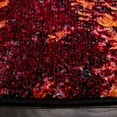 thumbnail image 3 of Safavieh Glacier Malanie Geometric Area Rug, Red/Orange, 5'3" x 5'3" Round, 3 of 10