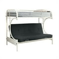 thumbnail image 7 of Furniture of America Hayley Metal Twin over Futon Bunk Bed in White, 7 of 7