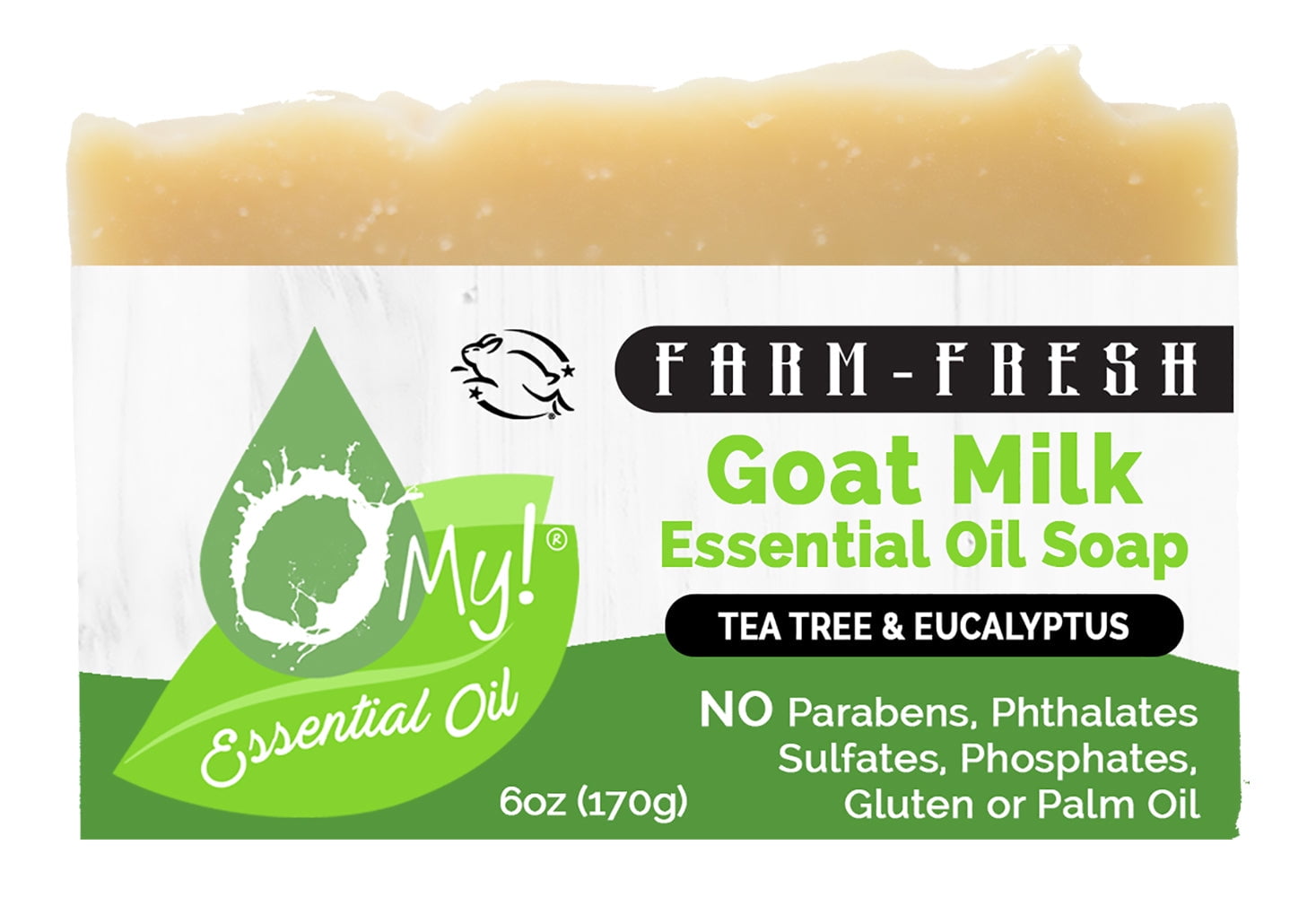 O My! Goat Milk Essential Oil Soap Bar Made with FarmFresh Goat Milk