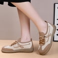 thumbnail image 4 of Willtoo Womens Slip On Knit Walking Sneakers Breathable Mesh Casual Flat Shoes Comfort Lace-Up Platform Daily Travel Shoes, 4 of 5