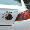 thumbnail image 4 of tredstone Car Styling 3D Cartoon Car Stickers Reflective Vinyl Baby in Car Warming Sticker Decals on Board Decoration, 4 of 7
