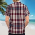 thumbnail image 6 of High Quality Hawaiian Shirts for Men Short Sleeve Aloha Beach Shirt Floral Summer Casual Button Down Shirts Blouses SJVNLX, 6 of 7