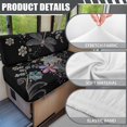 thumbnail image 6 of XYZCANDO Dragonfly Floral RV Dinette Cushions Stretchable Camper Accessories for Inside Couch Cushion Covers Comfortable Furniture Covers Washable Loveseat Sofa Chair Cover Furniture Protector Black, 6 of 7