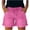 Hot Pink., variant on HBGVBA Women's Demin Shorts,Jean Shorts for Women,Denim Distressed Drawstring Pocket Slim Fitted High Waist Casual Shorts