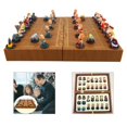 thumbnail image 4 of Juego De Ajedrez De Madera Plegable, Regalos Chinos Antiguos Del Juguete Del Juego De Mesa De La Estatuilla Zulema tablero de piezas de ajedrez, 4 of 8
