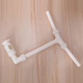 thumbnail image 5 of Cabezales de fuente para piscina, cascada, accesorios ajustables para piscina, aireador de piscina de doble cabezal, apto para Mos White, blanco, 5 of 5