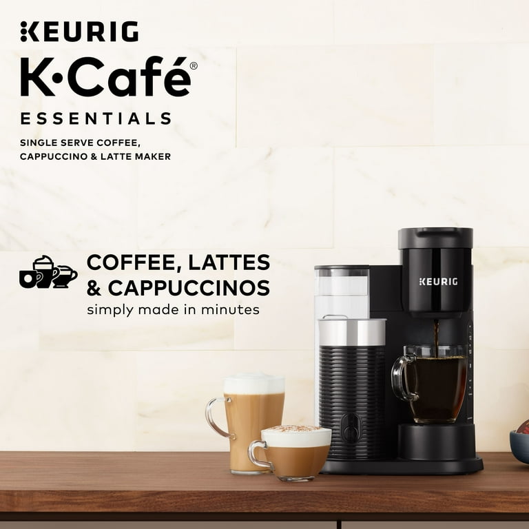Keurig K-Cafe Single Serve K-Cup Coffee, Latte and Cappuccino Maker, Dark  Charcoal