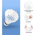 thumbnail image 4 of Hrazm Badminton Feather Shuttlecock , With Excellent Flight And Balance | White , Pack Of 10, 4 of 4