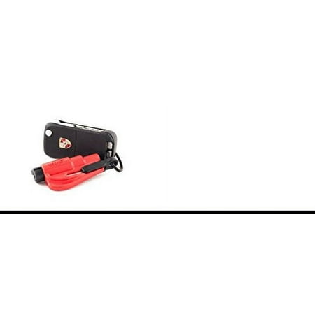 N-OV-8 Safety Res-Q-Me Window Breaker/Seat Belt Cutter Keychain, Red - NOV8-RQMRED
