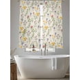 thumbnail image 5 of Wildflowers Blossom Sheer Curtains 63 Inch Length 2 Panels Set, Spring Pastoral Botanical Flowers Beige Voile Window Treatment Curtains Sheers Drapes for Bedroom/Living Room/Kitchen 52x"63"x2, 5 of 7