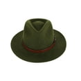 thumbnail image 3 of Kenny K Unisex Australian Wool Fedora with Leather Hatband, 3 of 5