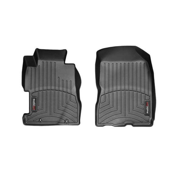 WeatherTech Custom Fit FloorLiners compatible with Honda Civic, Civic Si - 1st Row (Driver & Passenger), Black