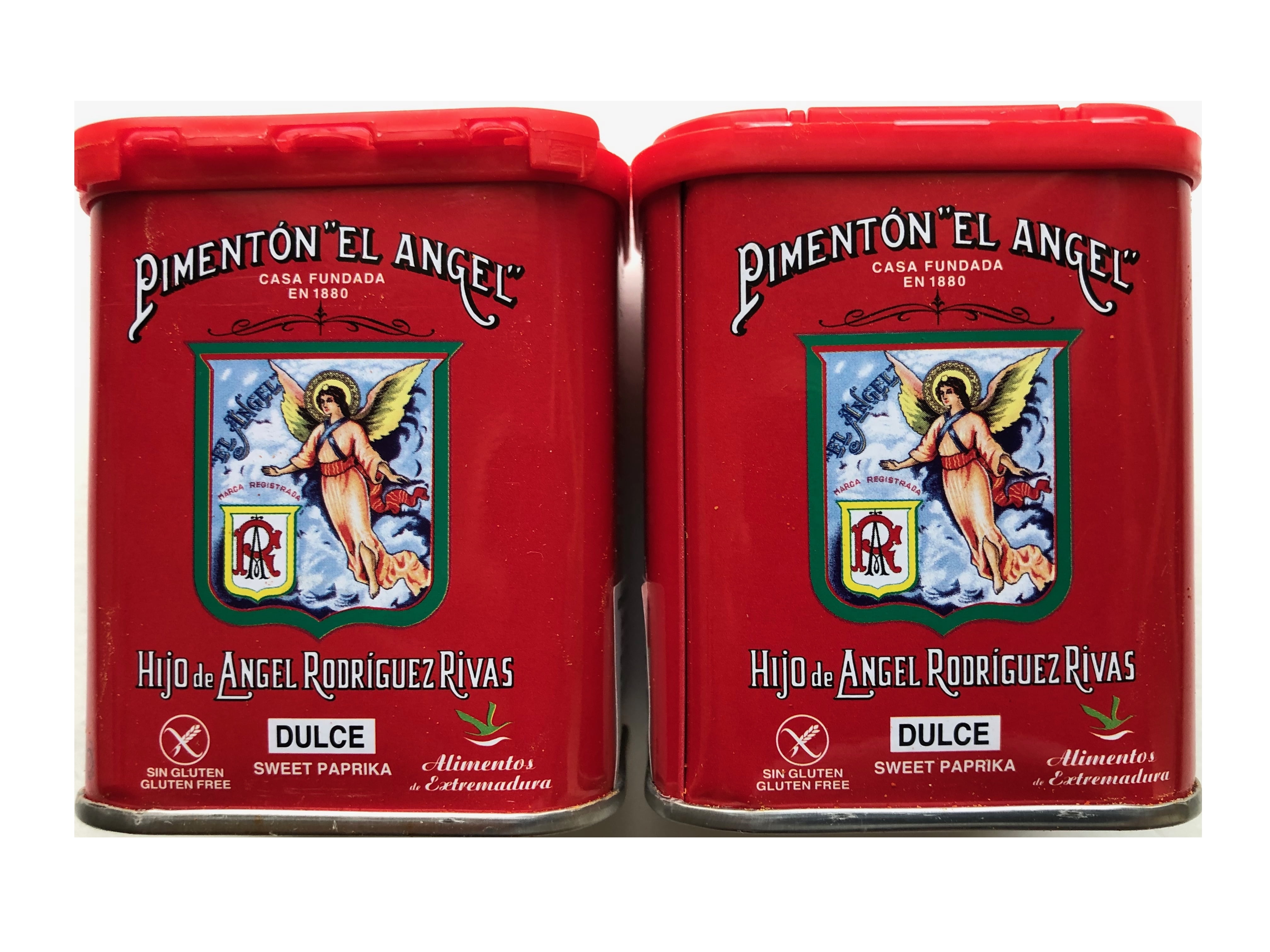 Spanish Smoked Paprika Sweet by El Angel 5.2oz (150gr)  (2 Pack)