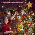 thumbnail image 2 of Colgante de muñeco de nieve de Navidad, adornos colgantes para árbol de Navidad, decoración de fiesta, 4 Uds., 2 of 4