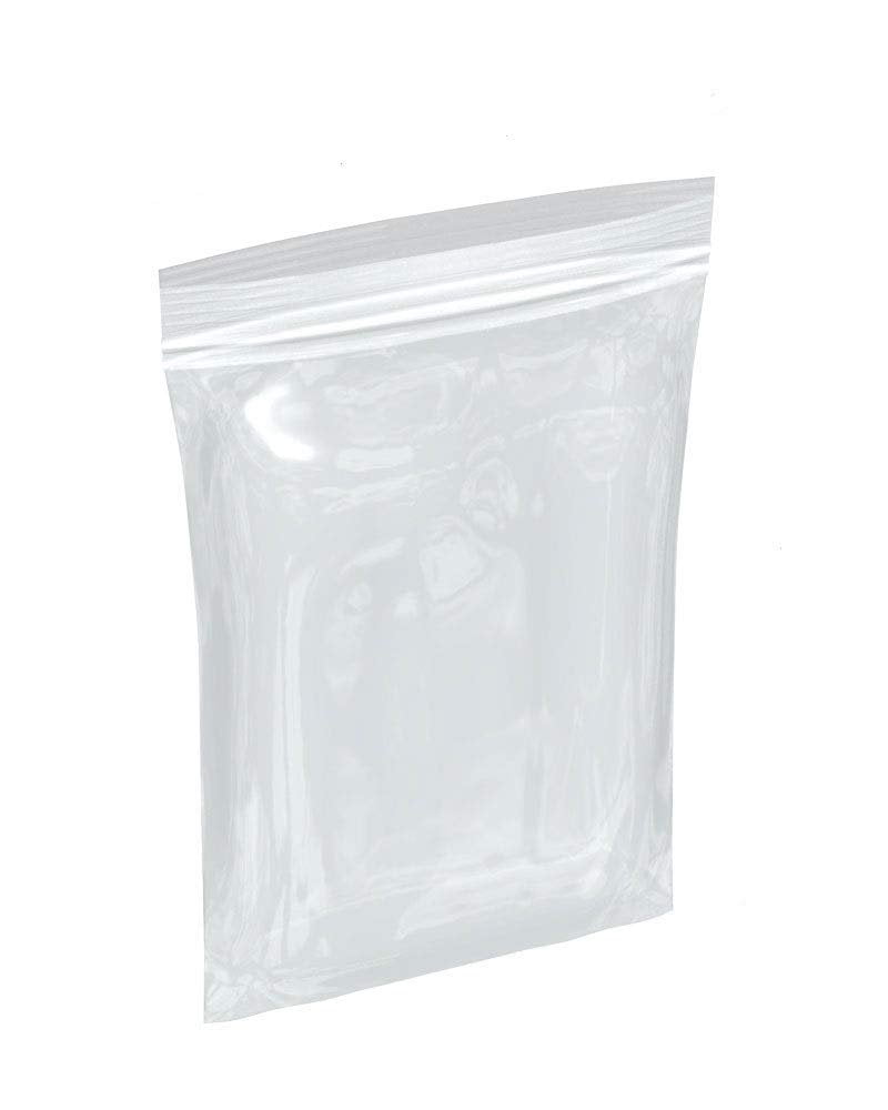 1000 Pack of Double Track Zip Lock Bags 5 x 8. Reclosable Poly Packing