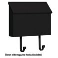 thumbnail image 4 of Salsbury Industries 4610BLK, Black Traditional Mailbox, Standard, Horizontal Style, 4 of 5