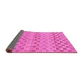 thumbnail image 2 of Ahgly Company Indoor Rectangle Solid Pink Modern Area Rugs, 5' x 7', 2 of 4