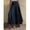 Blue, variant on Womens Blue Denim Maxi Skirt With Pleated A-Line Flowing Style