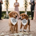 thumbnail image 3 of Dog Engagement Party Supplies, My Humans are Getting Married Dog Bandana, Premium Dogs Wedding Outfit as an Engagement Gifts for Couples, 3 of 6